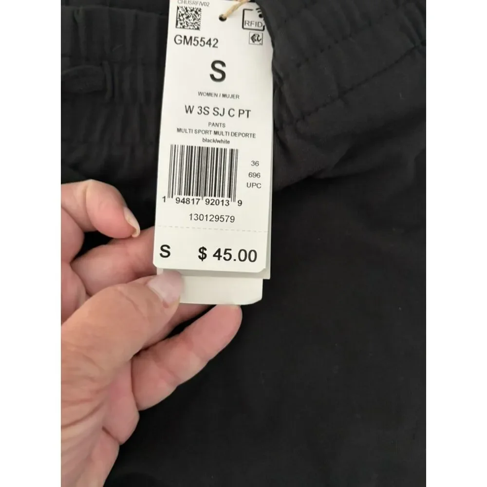 New Black Adidas Joggers - Size Small